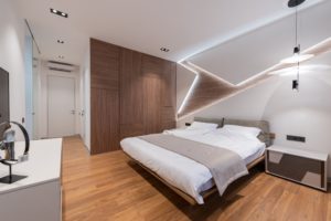 luxurious bedroom flooring