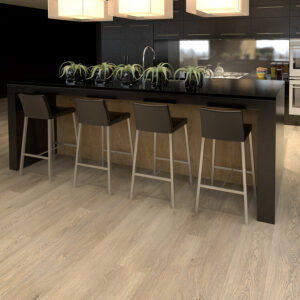 Rigidplank hybrid flooring in kitchen