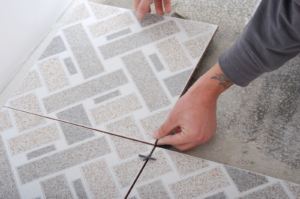 Real tile installation